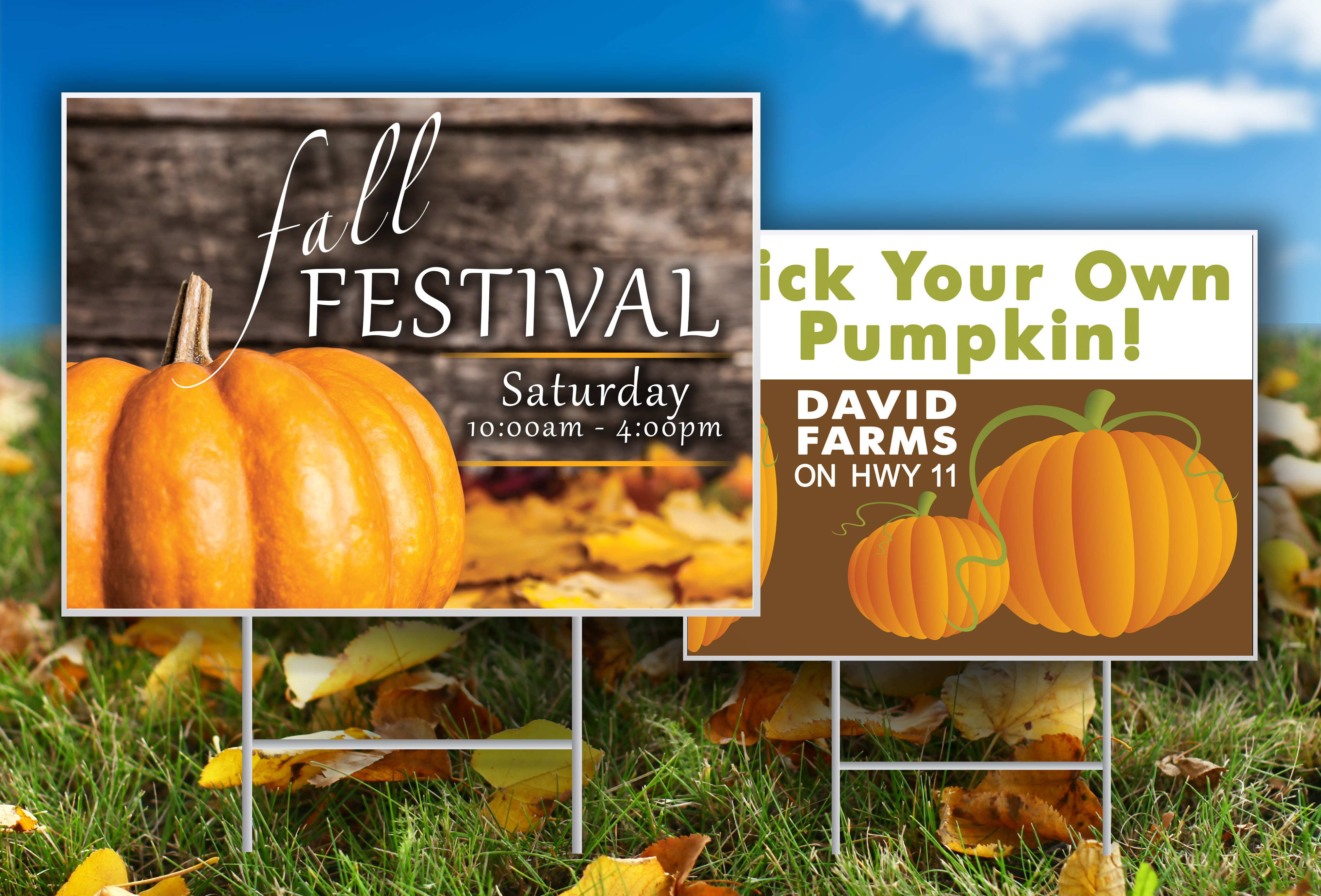 Wholesale Fall Signage - Digital Print Solutions